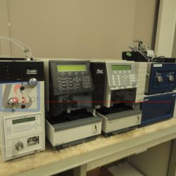 LC Packings HPLC with Switchos, FAMOS 920 Autosampler, Eksigent NanoLC-1D Pump and NANO LC-1D PLUS