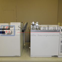 Agilent 6890N network GC system with FID detector and Agilent G1888 network headspace sampler