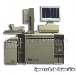 HP 5972 MSD with HP 5890 II GC, HP 7673B Autosampler, Data System and Rough Pump
