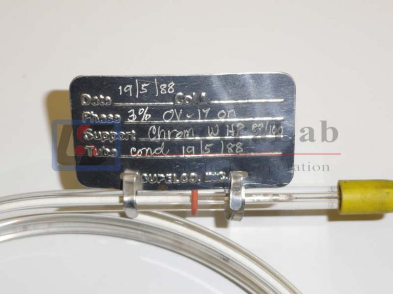 Glass Packed GC Column, phase 3 OV17, matrix 80/100 Chromosorb W HP