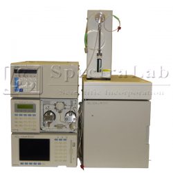 Shimadzu VP HPLC System with LC-10ADVP pump, SIL-10AXL Autoinjector and SPD-10A UV/vis Detector