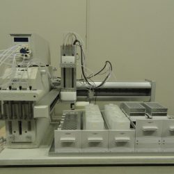 Gilson 215 SPE system NEBULA series with Gilson VALVEMATE Valve Actuator