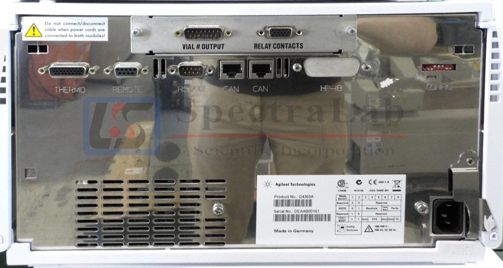 Agilent 1260 Series G4303A SFC Autosampler Spectralab Scientific Inc.