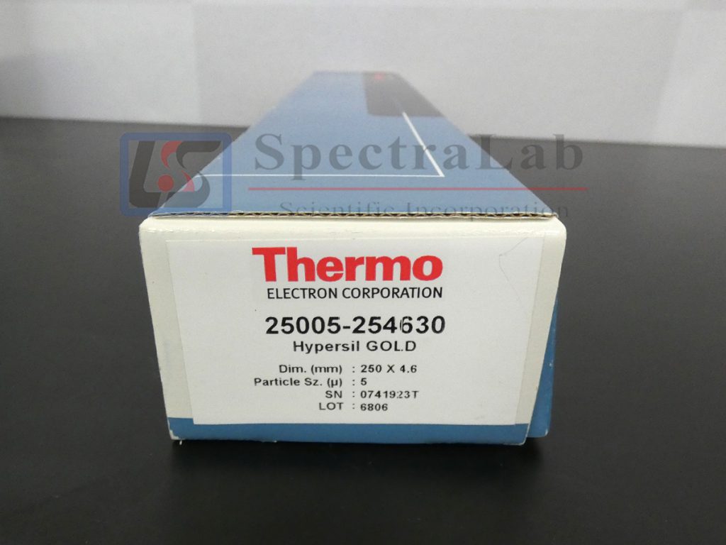 Thermo 5u 4.6 x 250mm Hypersil GOLD LC Column Spectralab Scientific Inc.