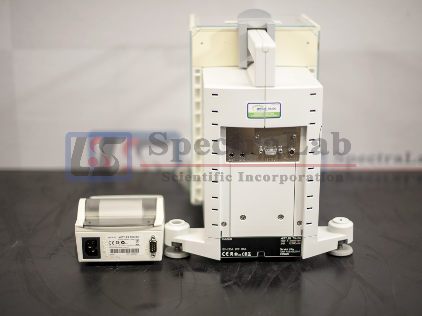 Mettler Toledo XS105DU DualRange Analytical Balance with RS-P26 Printer