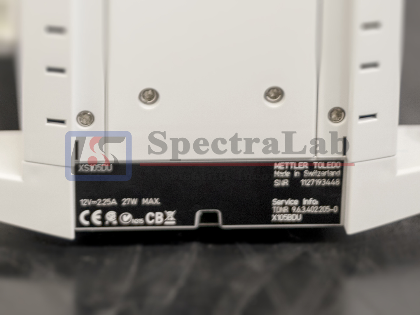 Mettler Toledo XS105DU DualRange Analytical Balance