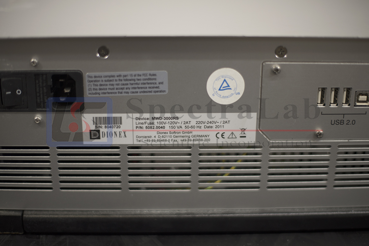 Dionex MWD-3000RS Multiple Wavelength Detector (4)