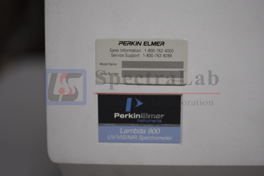 PerkinElmer Lambda 900 UV/VIS/NIR Spectrometer Spectralab Scientific Inc.