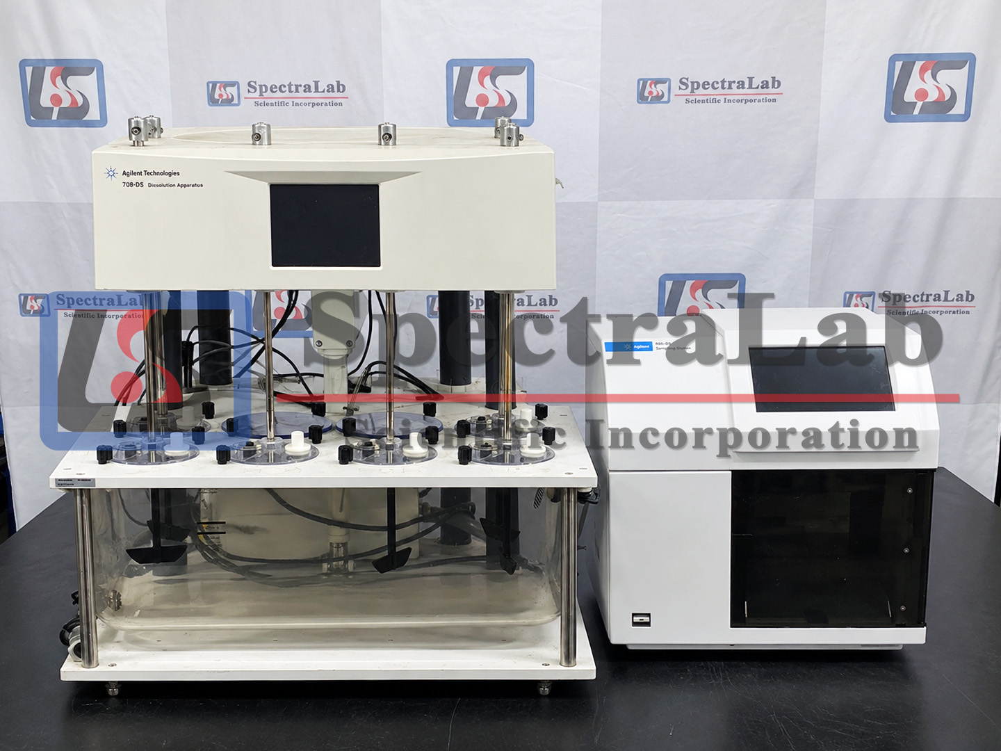 Agilent 708-DS Dissolution Apparatus with 850-DS Sampling Station and Heater-Circulator