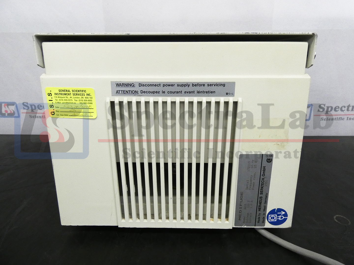 Heraeus-Baxter-3611-Clinifuge-3