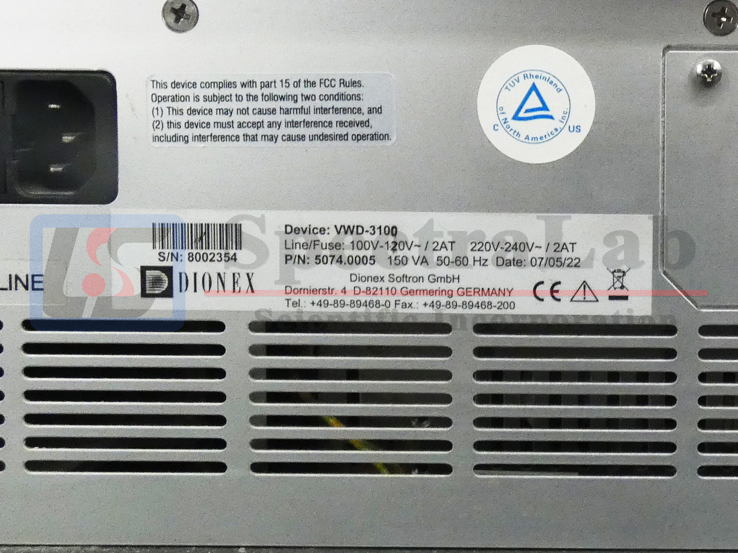 Dionex-UltiMate-3000-VWD-3100-Variable-Wavelength-Detector-4