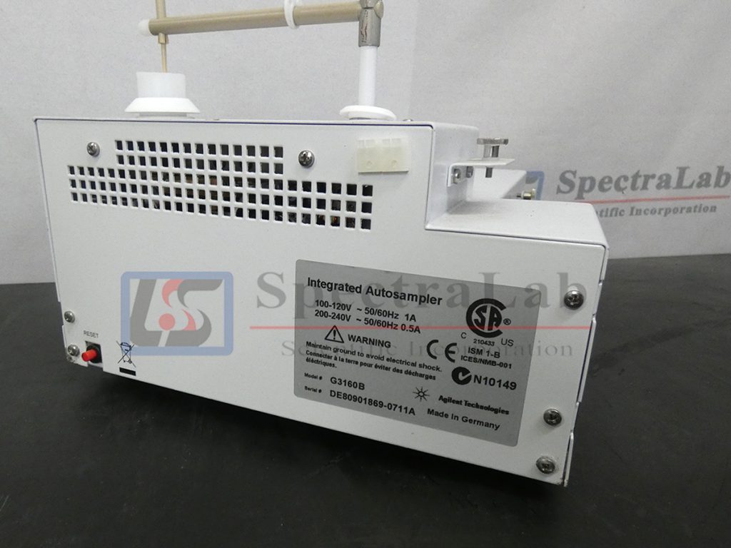 Agilent G3160B IAS Integrated Autosampler Spectralab Scientific Inc.