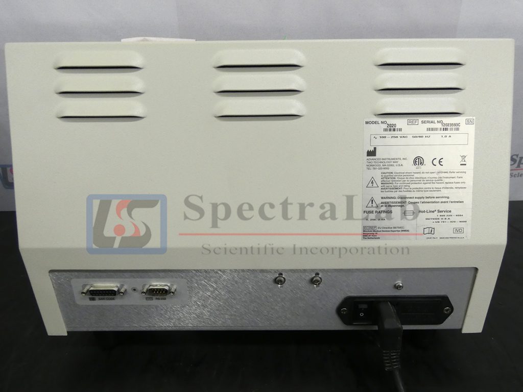 Advanced Instruments 2020 MultiSample Osmometer Spectralab