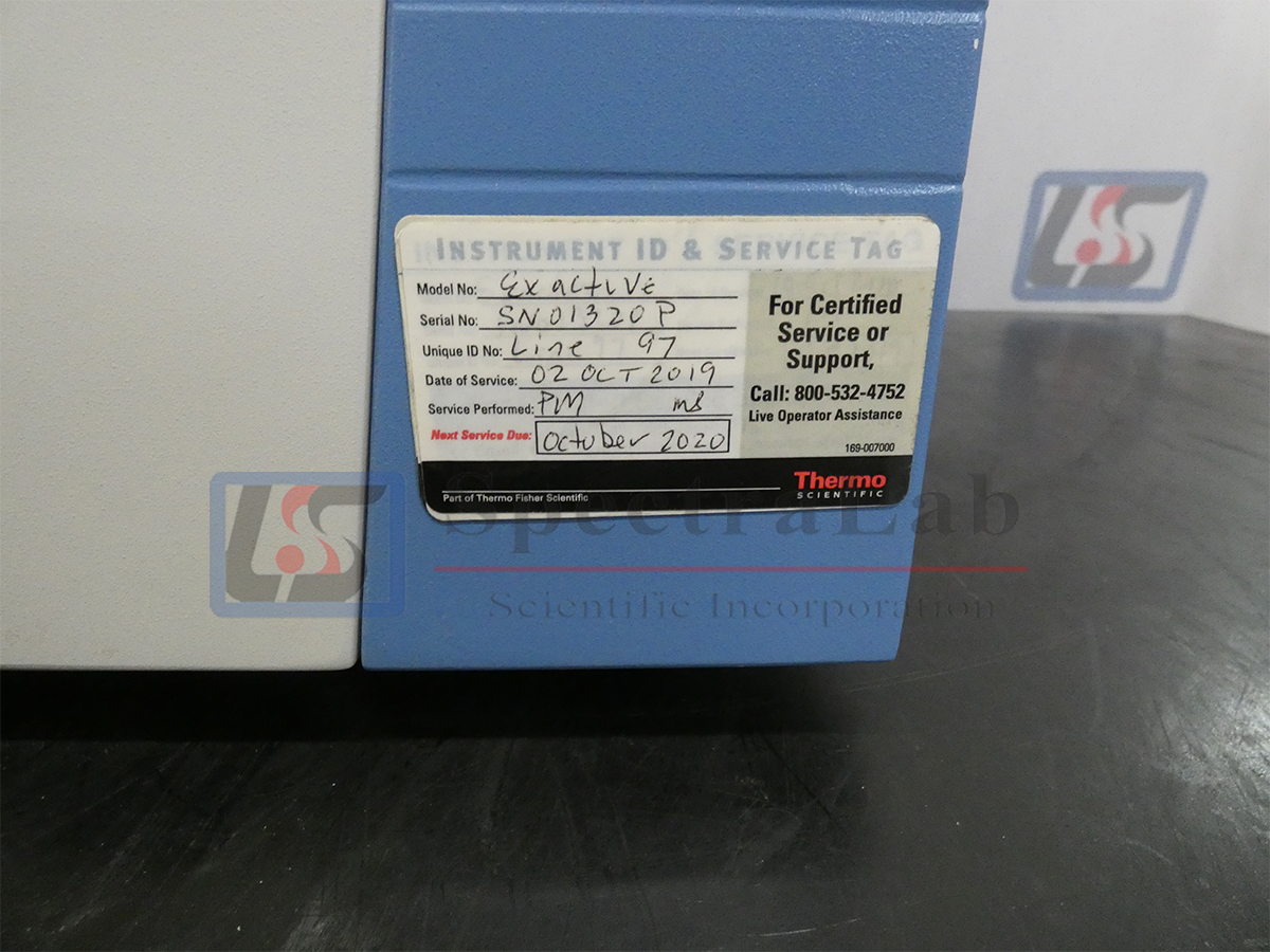 Thermo exactive orbitrap specs 1