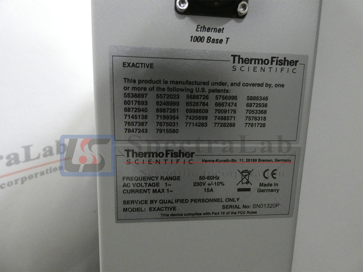 Thermo exactive orbitrap specs 4