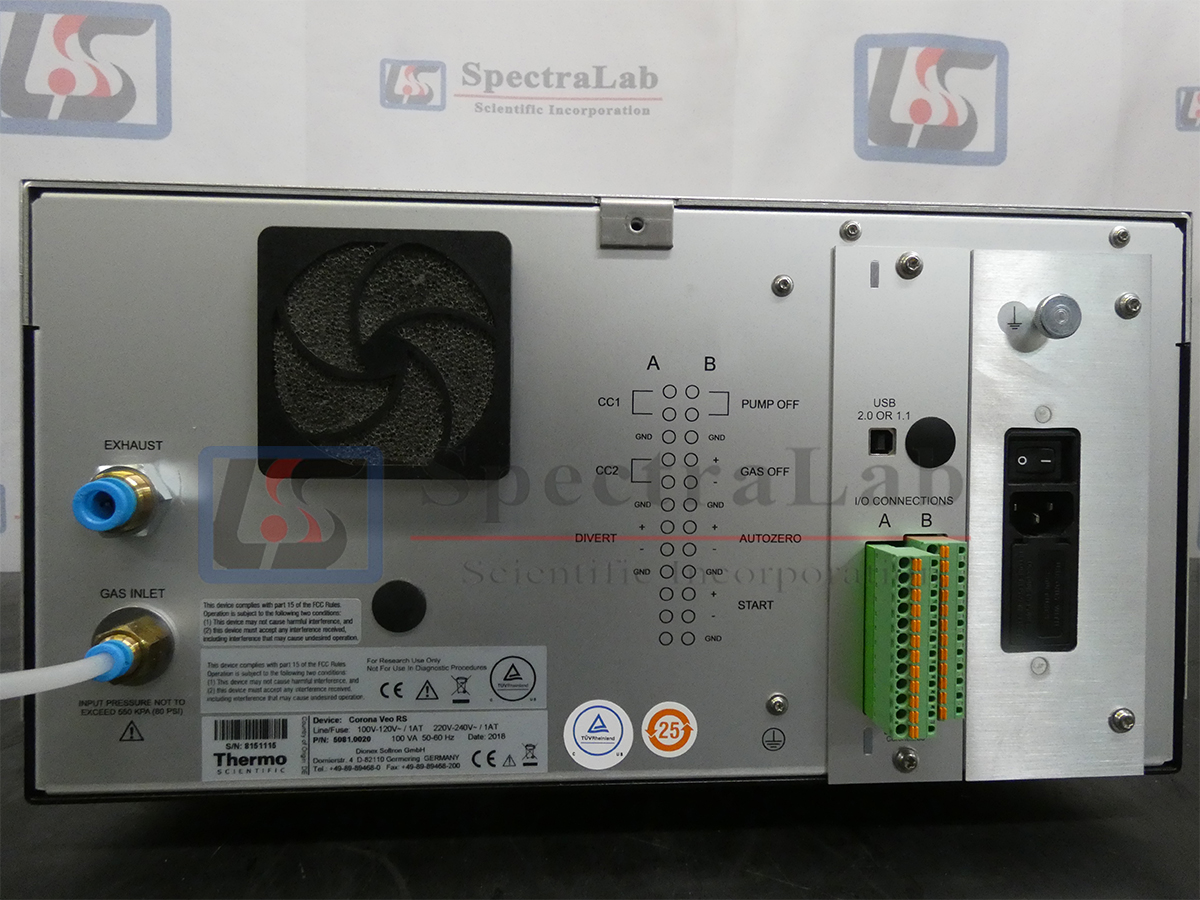 Dionex Veo RS Charged Aerosol Detector model 5081.0020b