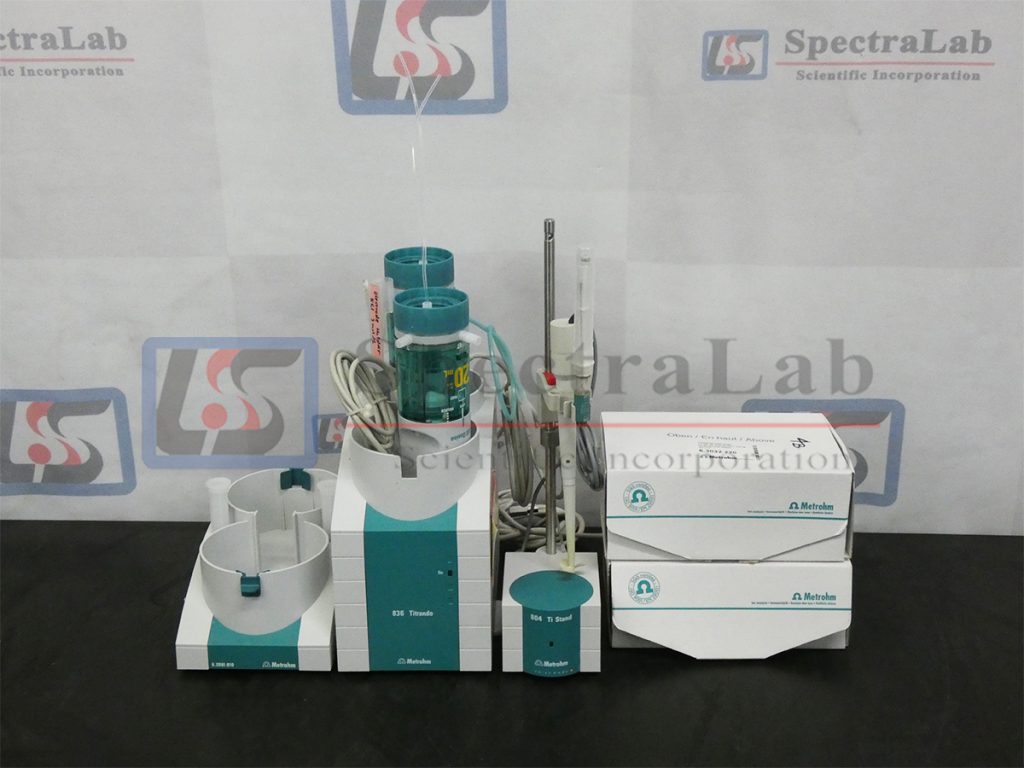 Metrohm 836 Titrando Titration System Spectralab Scientific Inc.