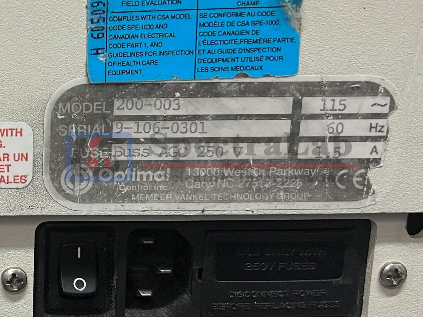 Optimal Control Tablet Tablet Hardness Tester 200-003 3