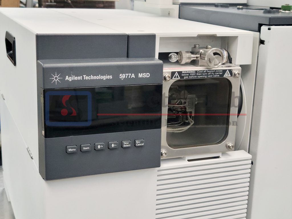 Agilent 5977A GC-MS with AOC-5000 Plus Liquid and Headspace Autosampler ...