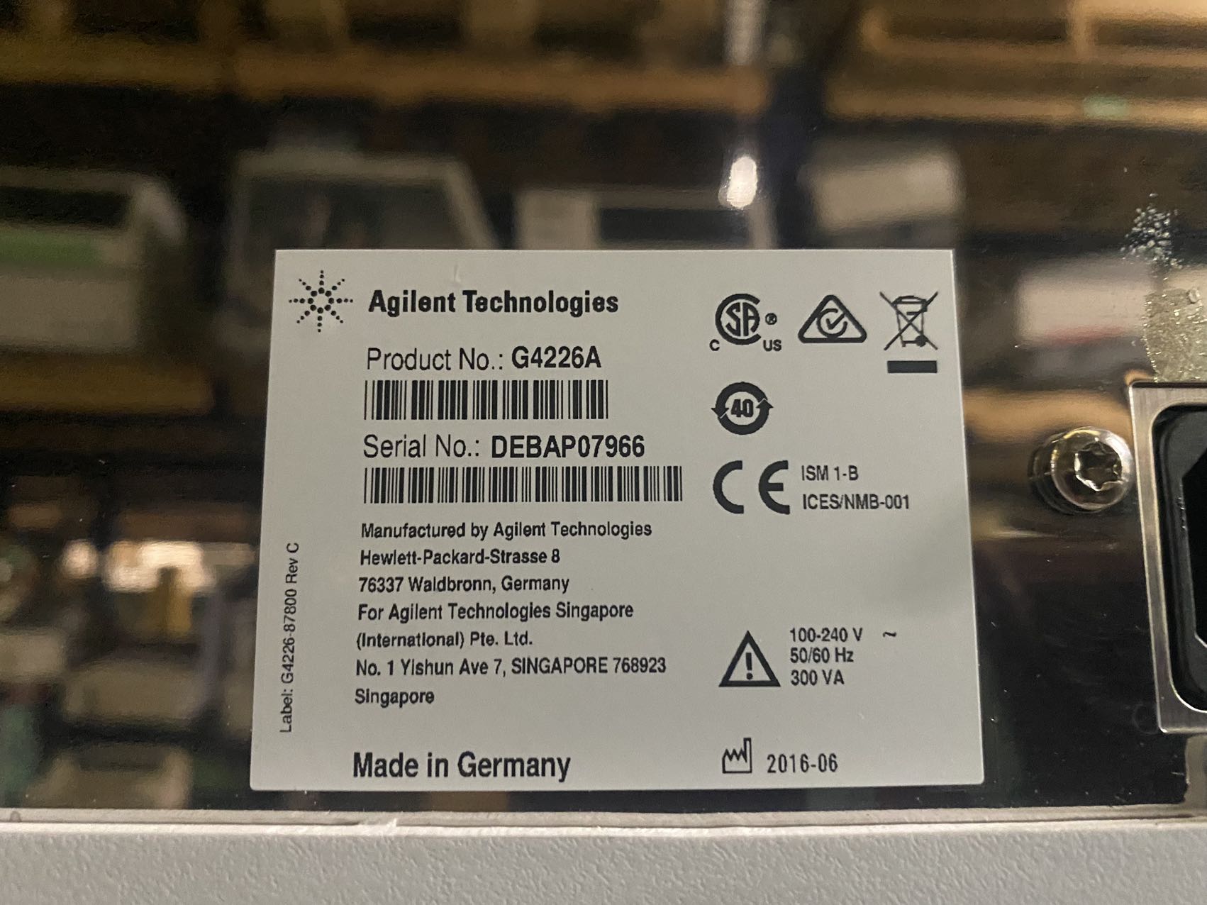 Agilent 1290 Infinity Series HPLC System with G4226A(S/N DEBAP07966